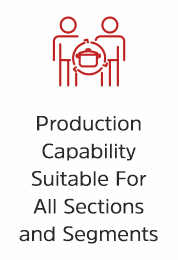 Production Capability Sutable For All Sections and Segments